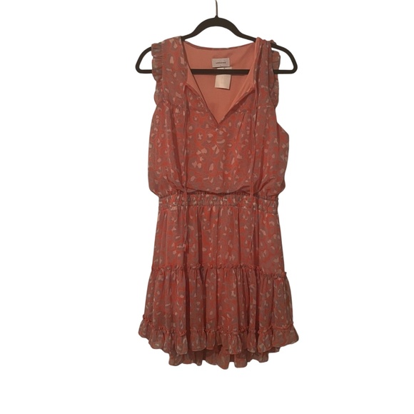 Adrienne Dresses & Skirts - Adrienne Women's Orange Sleeveless V-Neck Dress Size L